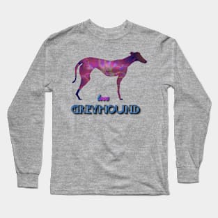 greyhound love Long Sleeve T-Shirt